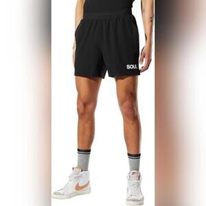 NWT Yellow By SoulCycle Men's 5" Speed Short with SOUL, Small